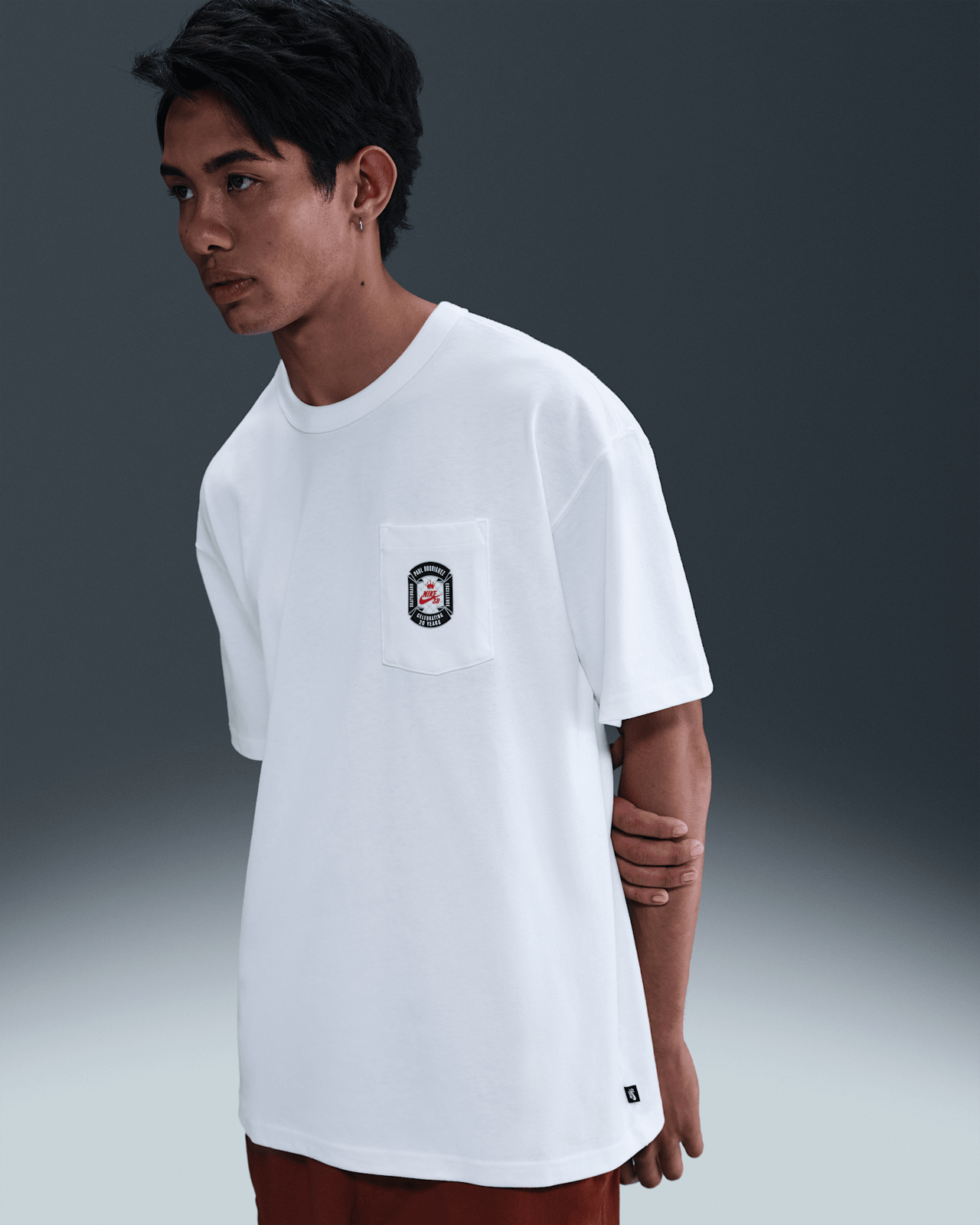 Nike SB x Paul Rodriguez Max90 Graphic Skate Tee White
