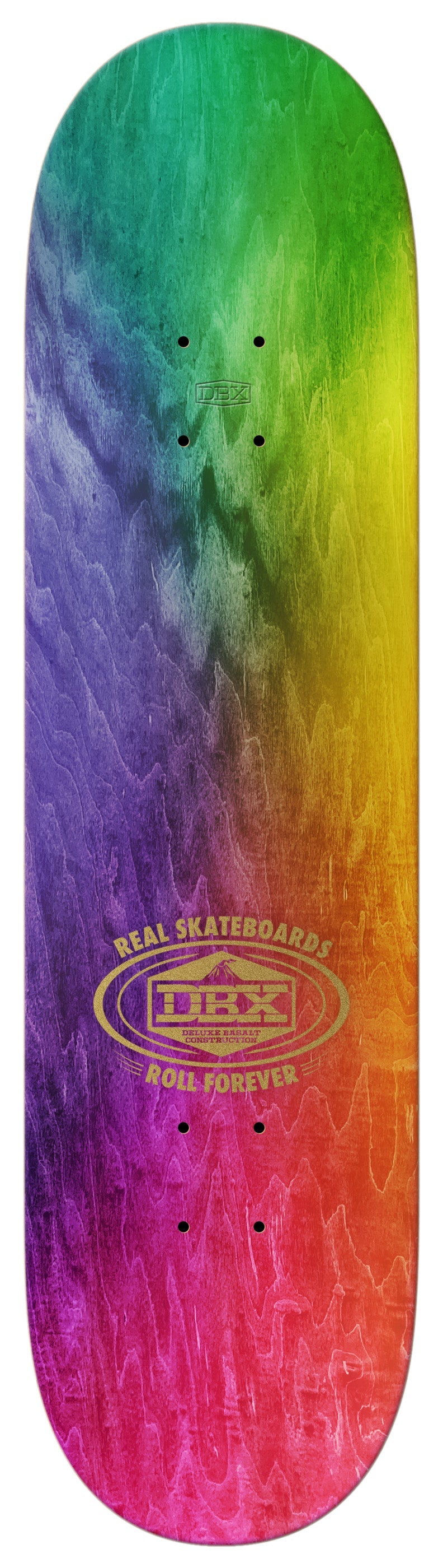 Real Skateboards Ishod Wair Cat Scratch Twin Tail Slick DBX Basalt Deck 8.25" Tie Dye