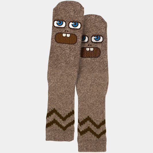 Toy Machine Skateboards Betard Crew Sock Brown Heather
