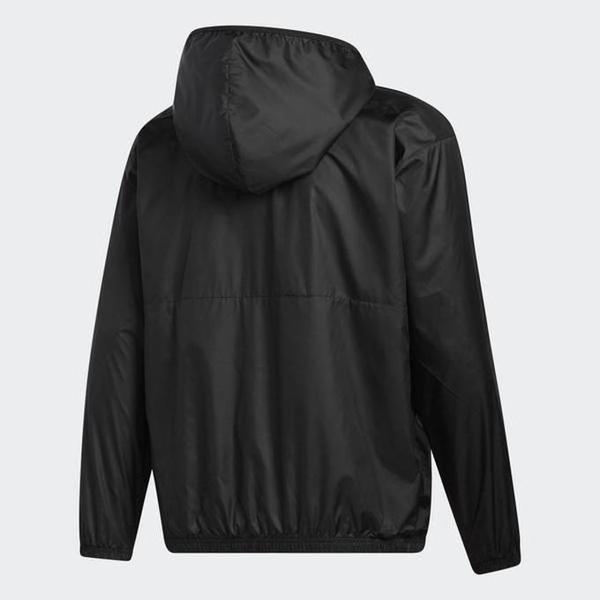 Adidas Lightweight Windbreaker Jacket Black - White-Black Sheep Skate Shop