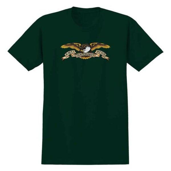 Anti Hero Eagle T-Shirt Dark Forest Green-Black Sheep Skate Shop