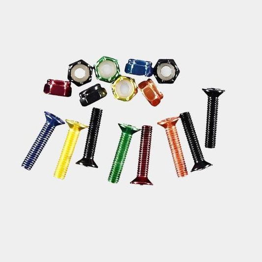 Black Sheep Colored Hardware 1" Phillips Bolts-Black Sheep Skate Shop