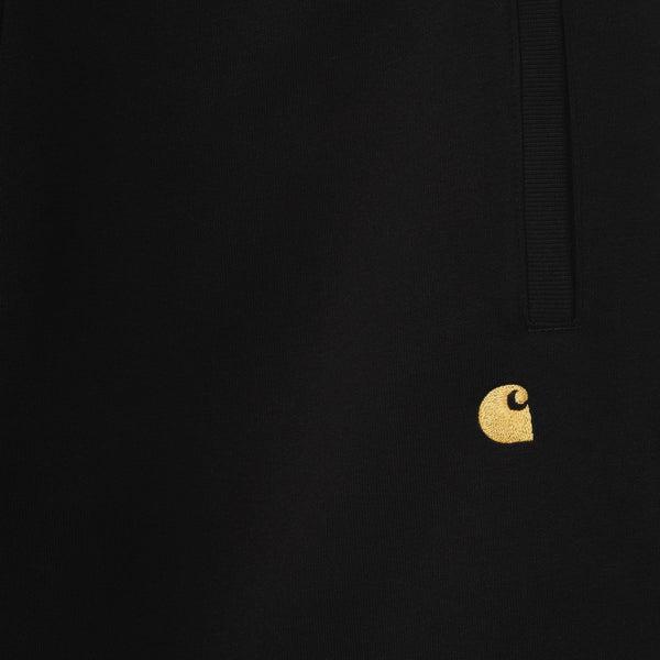 Carhartt WIP Chase Sweat Short Black - Gold-Black Sheep Skate Shop