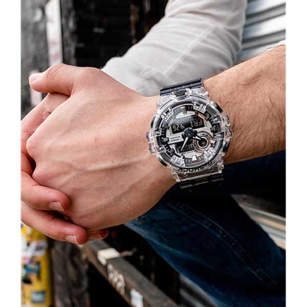 Casio G-Shock Analog-Digital Watch GA700SK-1A Clear - Smoke-Black Sheep Skate Shop