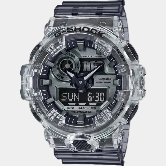Casio G-Shock Analog-Digital Watch GA700SK-1A Clear - Smoke-Black Sheep Skate Shop