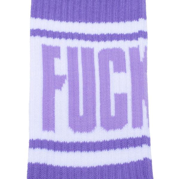 Fucking Awesome Big Stripe Sock Violet - White-Black Sheep Skate Shop
