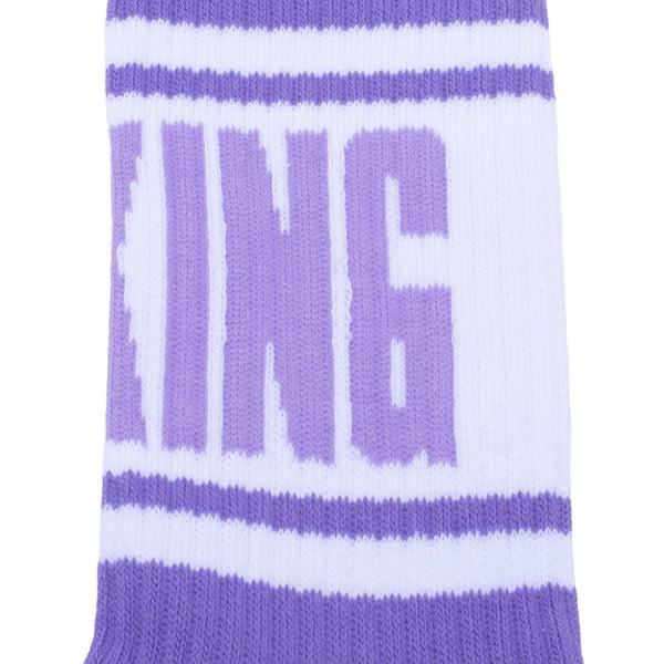 Fucking Awesome Big Stripe Sock Violet - White-Black Sheep Skate Shop