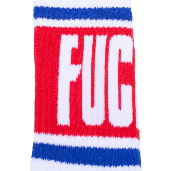 Fucking Awesome Big Stripe Sock White - Red-Black Sheep Skate Shop