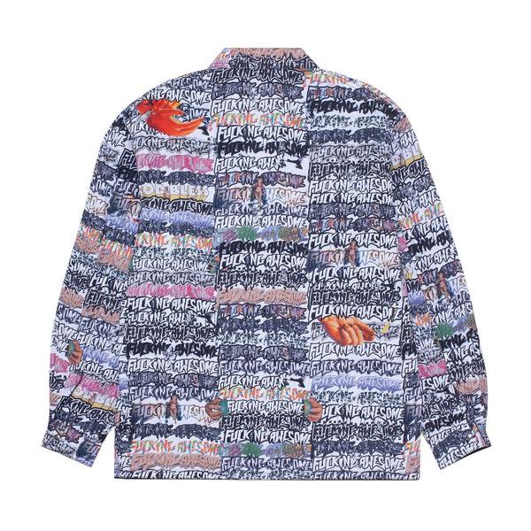 Fucking Awesome Reversible Chore Jacket All Over Print — Black