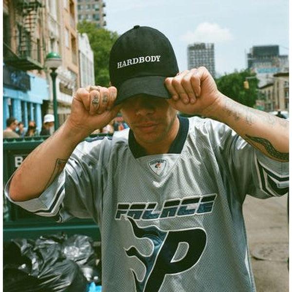 Hardbody Skateboards Classic Logo 6 Panel Hat Black-Black Sheep Skate Shop