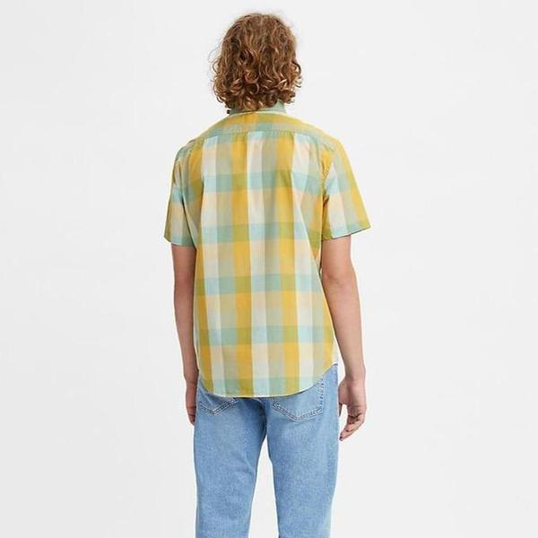 Levi's Classic 1 Pocket Standard Shirt Merganser Cool Yellow-Black Sheep Skate Shop