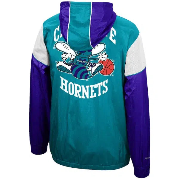 Fast Break Charlotte Hornets Purple/Teal Jacket