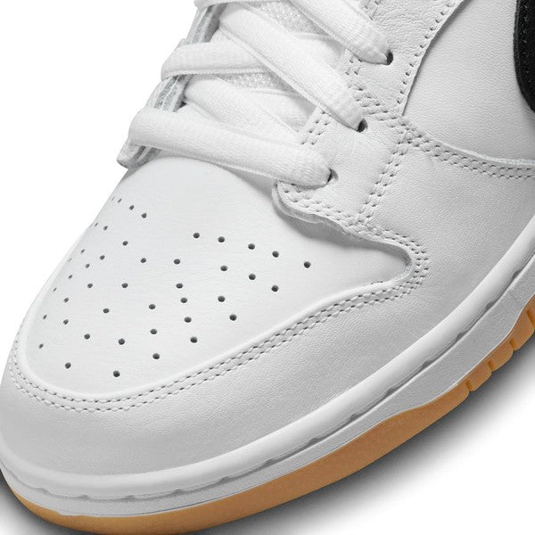 Nike SB Dunk Low Pro ISO White - Black - Gum Light Brown-Black Sheep Skate Shop