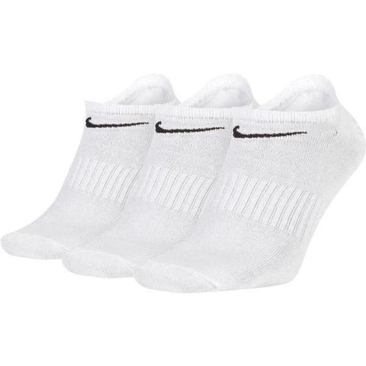 Nike SB Everyday Lightweight No-Show Socks 3-Pack White-Black Sheep Skate Shop