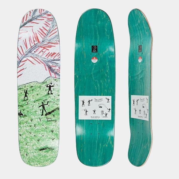 Polar Skate Co. Shin Sanbongi Hunters Shaped Deck 8.625"-Black Sheep Skate Shop