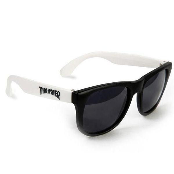 Thrasher Magazine Sunglasses White - Black-Black Sheep Skate Shop
