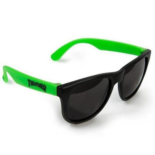 Thrasher Neon Green Sunglasses-Black Sheep Skate Shop