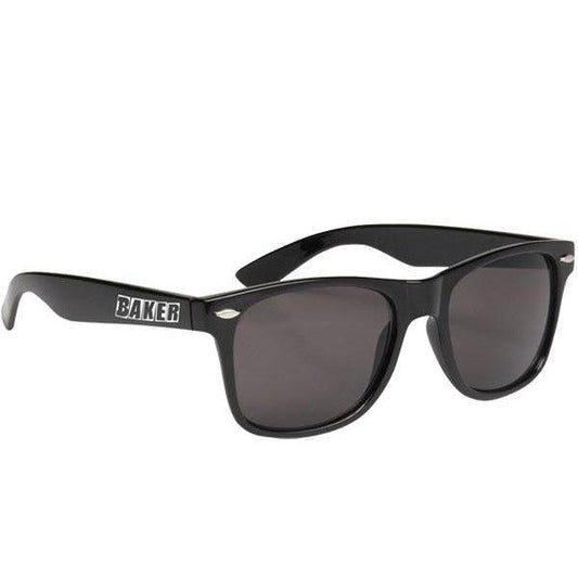 Baker Brand Logo Sunglasses Black - White-Black Sheep Skate Shop