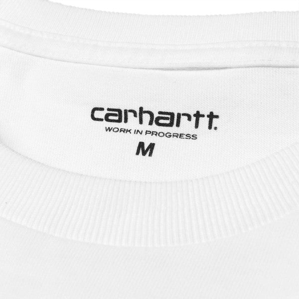 Carhartt WIP Chase Long Sleeve T-Shirt White - Gold-Black Sheep Skate Shop