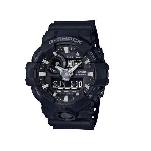 Casio G-Shock Analog-Digital Watch GA700-1B Black-Black Sheep Skate Shop